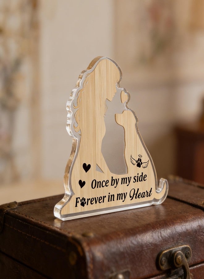 AOBIURV Dog Memorial Gifts For Loss Of Dog Pet Loss Sympathy Gift Remembrance Bereavement Gift In Memory Of Dogs Pet Memorial Ornament Keychain Acrylic Gifts For Dogs Lovers Women - Image 3