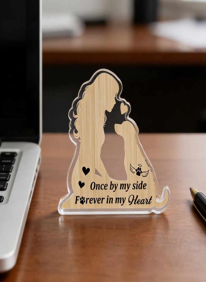 AOBIURV Dog Memorial Gifts For Loss Of Dog Pet Loss Sympathy Gift Remembrance Bereavement Gift In Memory Of Dogs Pet Memorial Ornament Keychain Acrylic Gifts For Dogs Lovers Women - Image 2