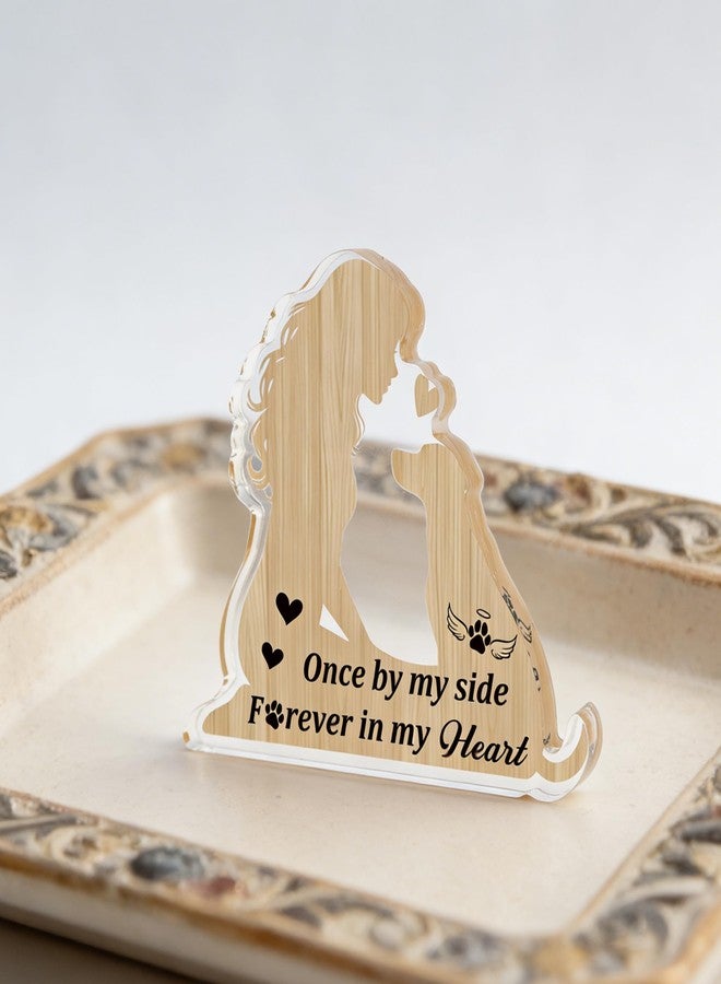 AOBIURV Dog Memorial Gifts For Loss Of Dog Pet Loss Sympathy Gift Remembrance Bereavement Gift In Memory Of Dogs Pet Memorial Ornament Keychain Acrylic Gifts For Dogs Lovers Women - Image 5
