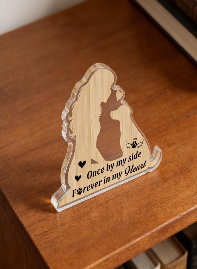 AOBIURV Dog Memorial Gifts For Loss Of Dog Pet Loss Sympathy Gift Remembrance Bereavement Gift In Memory Of Dogs Pet Memorial Ornament Keychain Acrylic Gifts For Dogs Lovers Women - Image 4