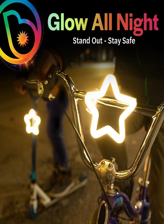 Brightz Star Shaped LED Bike Light - Cute Kids & Adults Bike Accessories for Night Riding - Use as Frame Light, Headlight or Taillight - Image 3