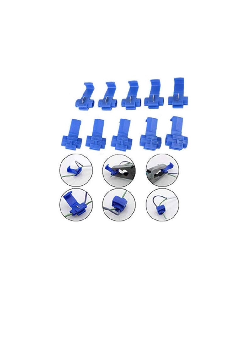 موصلات الأسلاك الكهربائية سريعة الالتصاق ، لحام أقل 0.75-2.5 مم² / AWG 14 إلى 18 (أزرق) - Image 3