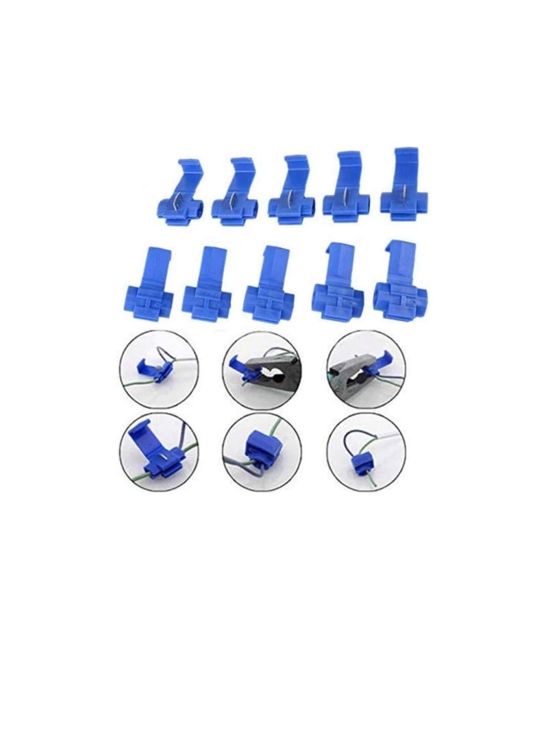 موصلات الأسلاك الكهربائية سريعة الالتصاق ، لحام أقل 0.75-2.5 مم² / AWG 14 إلى 18 (أزرق) - Image 1