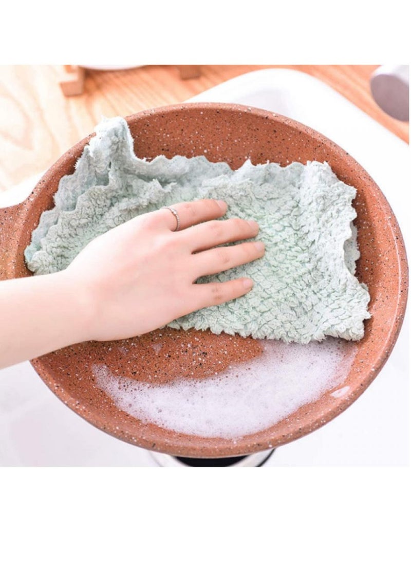 AIWANTO 5Pcs Kitchen Cleaning Towel Cleaning Cloth Kitchen Cleaning Towel Car Cleaning Towel  - Image 5