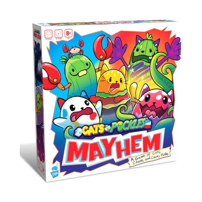Cats vs Pickles Mayhem Board Game Beans Card Game for Kids Families and Adults with Exclusive CvP Characters Easy to Learn for Family Fun Night 2 Players to 8 Players - Image 2