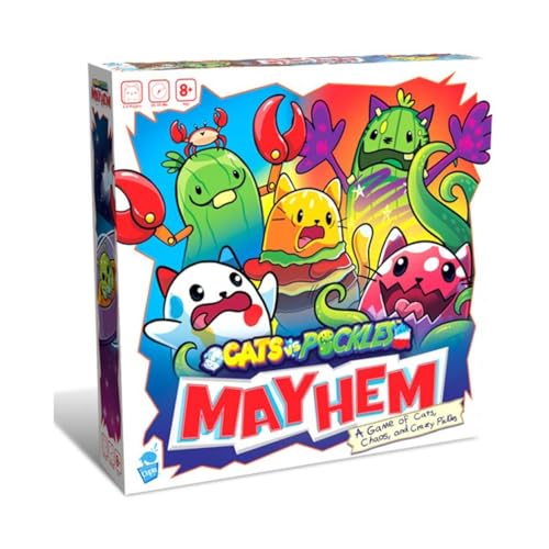 Cats vs Pickles Mayhem Board Game Beans Card Game for Kids Families and Adults with Exclusive CvP Characters Easy to Learn for Family Fun Night 2 Players to 8 Players - Image 1