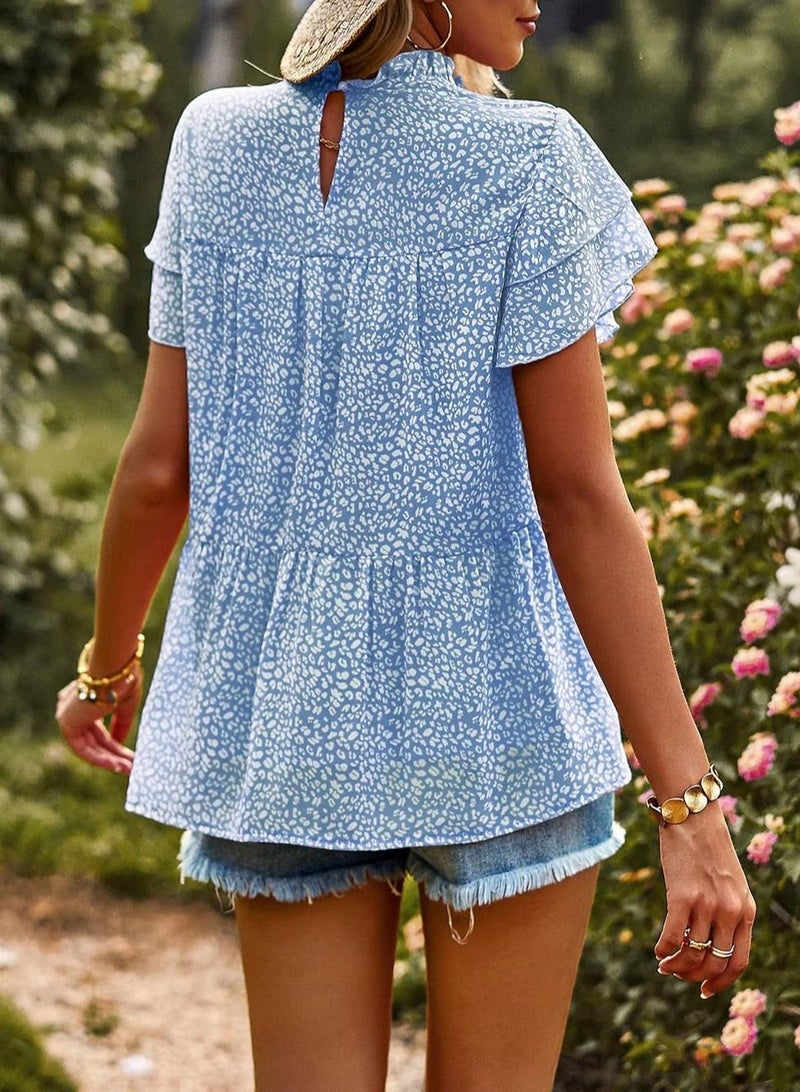 Loquat New Fashion Polka Dot Printed Blouse  - Image 2