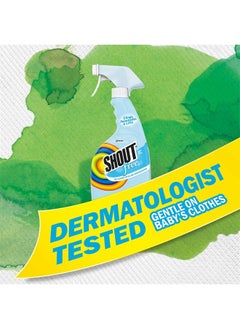 Shout Shout Free Laundry Stain Remover, Active Enzyme Formula is Dye, Fragrance, and Bleach Free, Removes 100+ Types of Stains, including Baby Stains - 22oz Spray  - Image 4