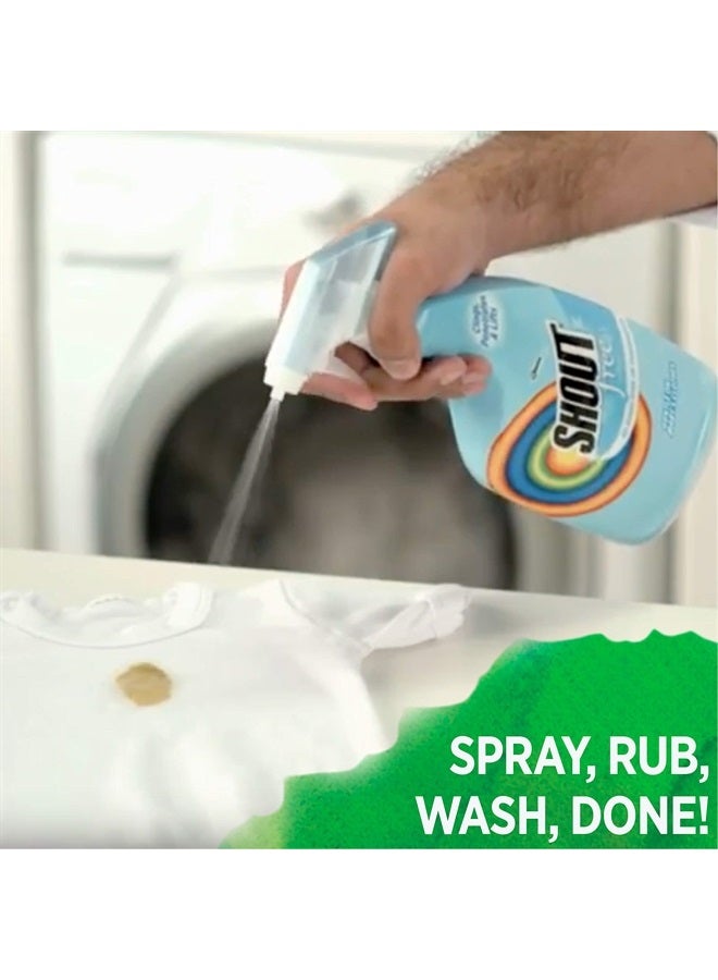Shout مزيل بقع الغسيل شوت فري، تركيبة إنزيم نشط خالية من الأصباغ والعطور والكلور، يزيل أكثر من 100 نوع من البقع، بما في ذلك بقع الأطفال - 22 أونصة بخاخ - Image 5