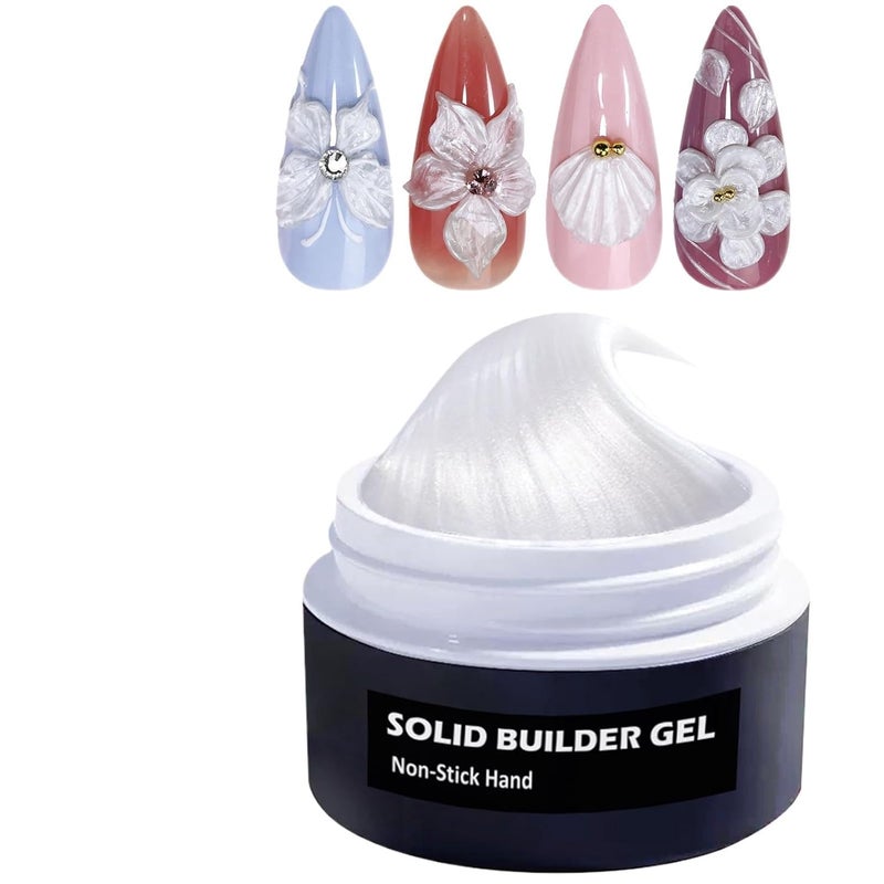 Hard Gel For Nails - Non-Sticky Durable Gel For Long-Lasting Manicure, Smooth Easy-To-Apply Formula With Glossy Finish, Women’s Nail Accessory For Special Occasions Practice Everyday Home Seasonal - Image 1