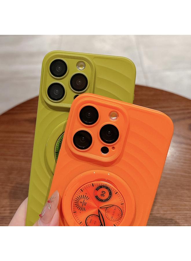 S-TOP Case For iPhone 14 Pro Wave Texture PC Shockproof Phone Case with Holder - Image 5