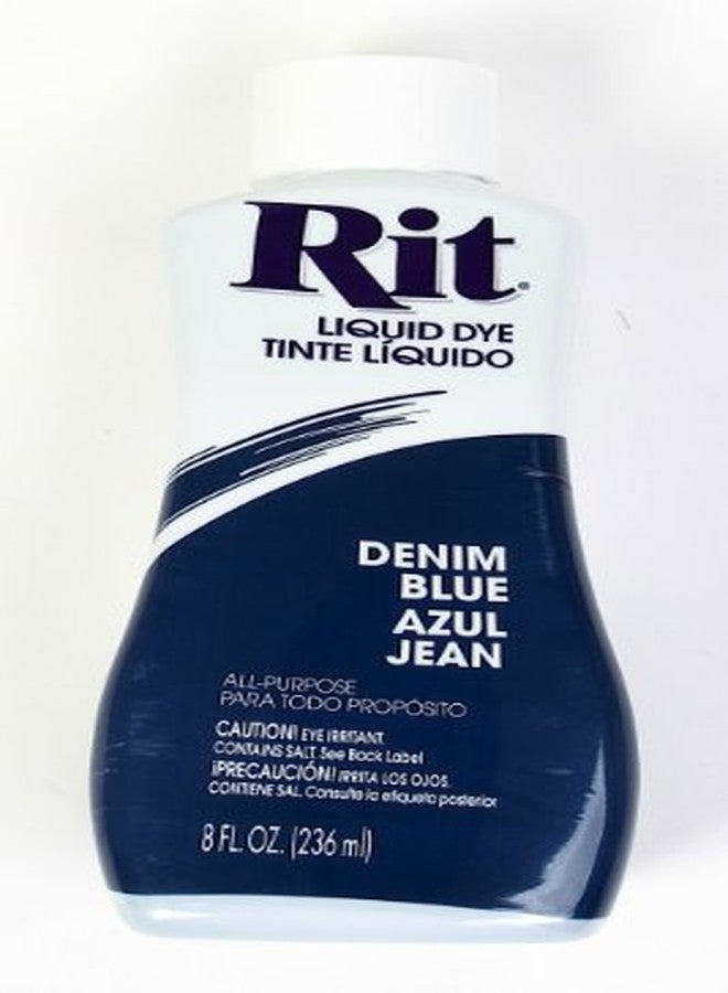 Rit Dye Liquid Fabric Dye, 8-Ounce, blue(3 Pack) - Image 1