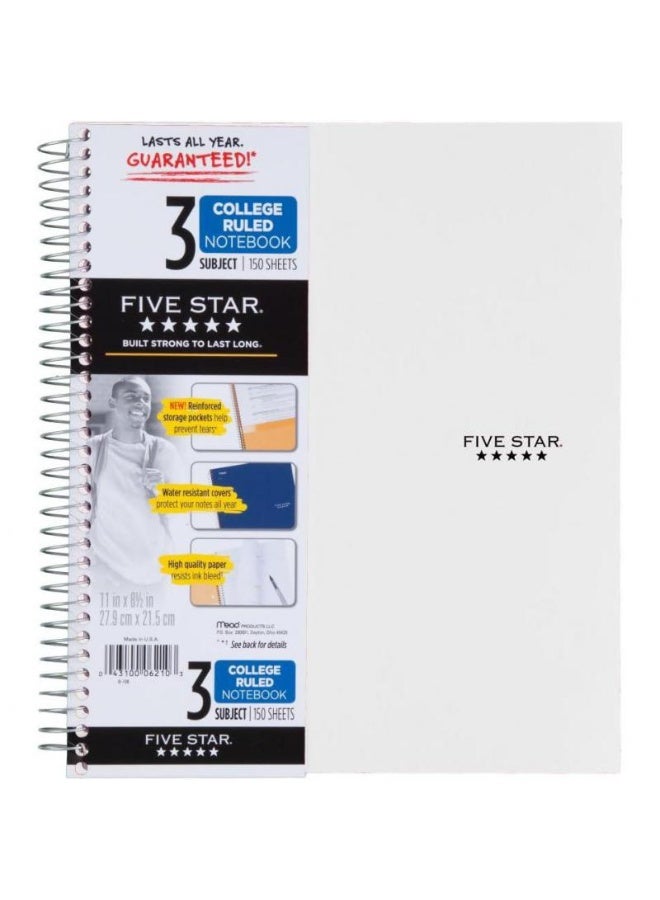 Five Star Notebook 8.5 X 11 in 300 Pages (150 Sheets)
