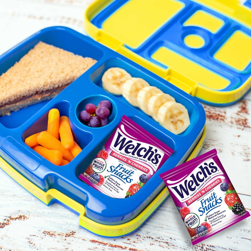 Welch's Fruit Snacks, Berries 'N Cherries Snack Box, Gluten Free, 0.8oz Snack Packs (Pack of 40) - Image 5