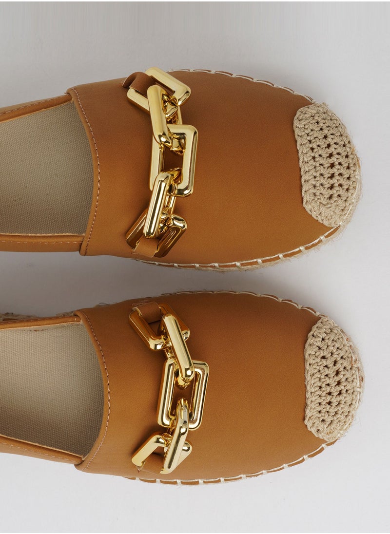 Jove - JOVE Women's Casual Espadrilles TAN - Image 1