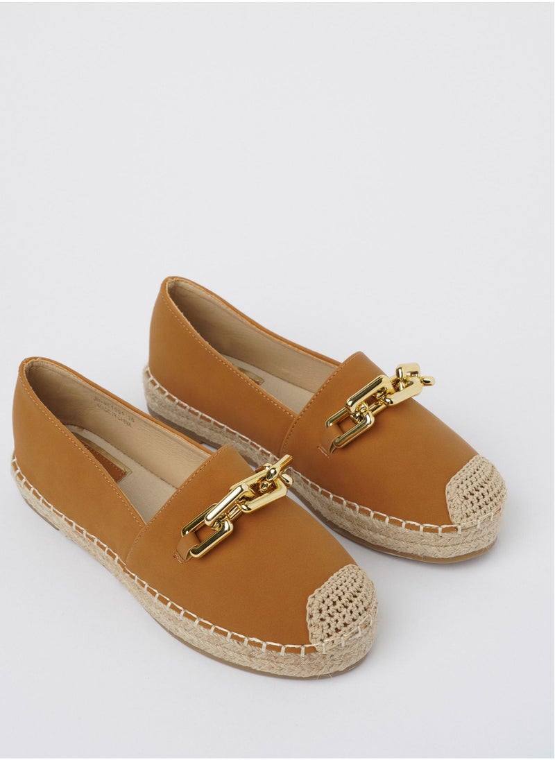 Jove - JOVE Women's Casual Espadrilles TAN - Image 1