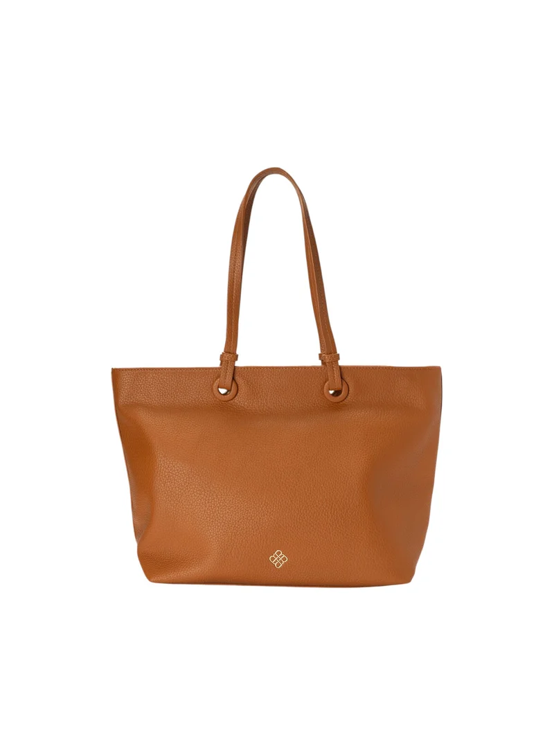Bata Textured Tote Bag