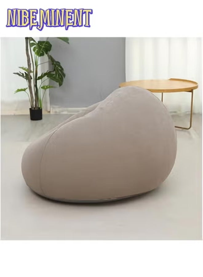 NIBEMINENT Beanless Bag Inflatable Chair, Air Sofa Outdoor Inflatable Lazy Sofa Chair No Filler,Washable Couch Bean Bag Chair Folding,for Organizing Plush Toys Or Memory Foam with Inflatable Device - Image 5