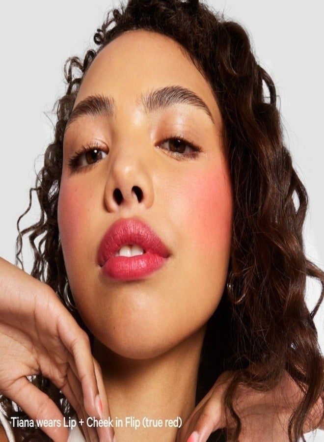 MILK MAKEUP MILK MAKEUP Lip + Cheek Cream Blush Stick Flip 6g – True Red Multi-Use Non-Comedogenic Tint for Lips & Cheeks  - Image 4