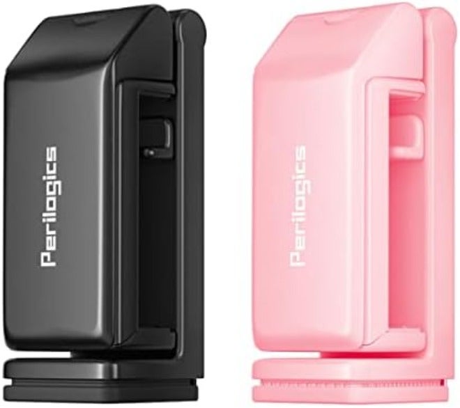 Perilogics Universal in Flight Airplane Phone Holder Mount. Hands Free Viewing with Multi-Directional Dual 360 Degree Rotation. Pocket Size Must Have Airplane Travel Essential Accessory for Flying - Image 1