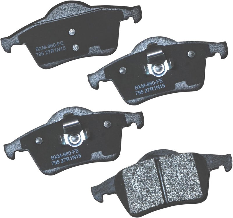 Bendix Premium SBM795 Semi-Metallic Rear Brake Pads for Volvo S60 2009-2001, S70 1999, S80 2006-1999, V70 2007-2000, XC70 2007-2003 - Image 1