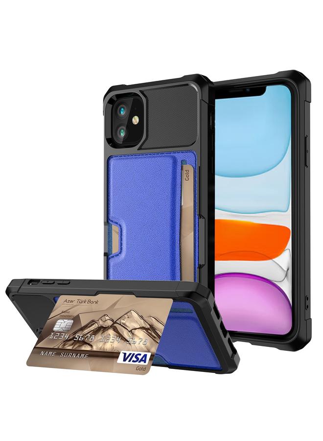 اس-توب جراب هاتف iPhone 11 ZM02 مزود بفتحة للبطاقات - Image 1