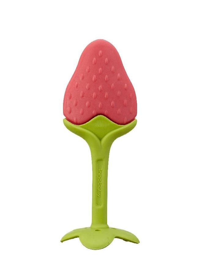 Innobaby Innobaby Original Teethin Smart EZ Grip Fruit Teether and Sensory Toy for Babies and Toddlers in Berry. BPA Free Teether  - Image 5