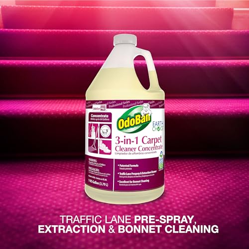 OdoBan Professional 3-in-1 Carpet Cleaner Concentrate, Made in the USA, 1 Gallon - Image 4