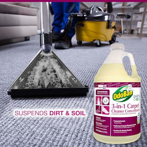 OdoBan Professional 3-in-1 Carpet Cleaner Concentrate, Made in the USA, 1 Gallon - Image 3