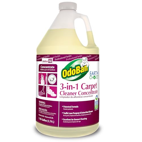 OdoBan Professional 3-in-1 Carpet Cleaner Concentrate, Made in the USA, 1 Gallon - Image 1