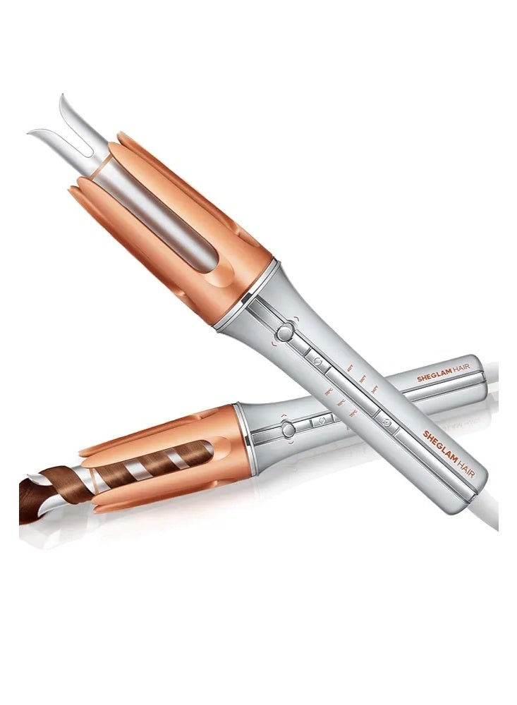 جهاز تجعيد الشعر الأوتوماتيكي، مكواة تجعيد سيراميك سريعة التسخين مزودة بخاصية مقاومة التشابك، وإيقاف تلق - Image 3
