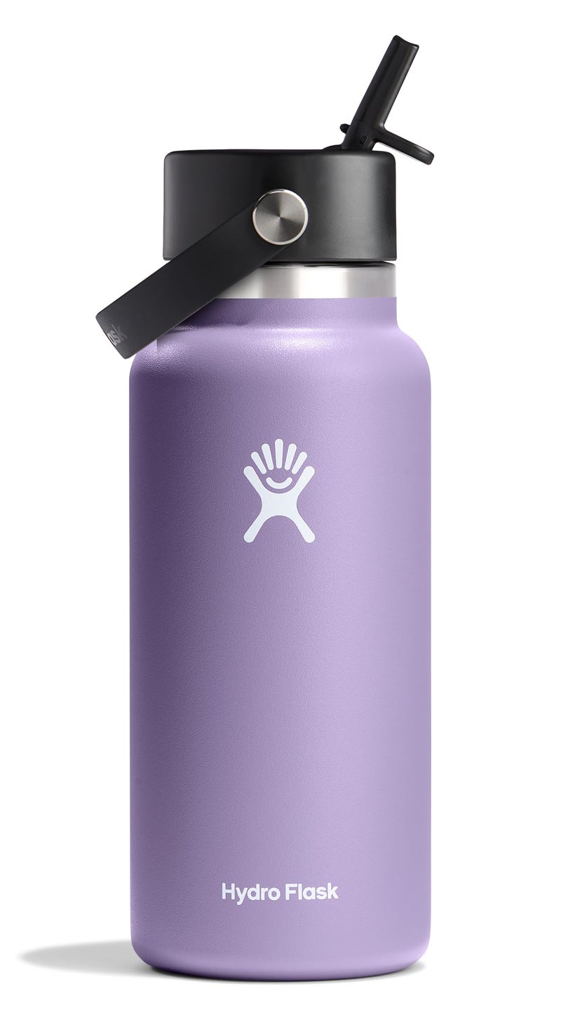 Hydro Flask 32 Oz Wide Mouth Flex Straw Cap Moonshadow - Image 1