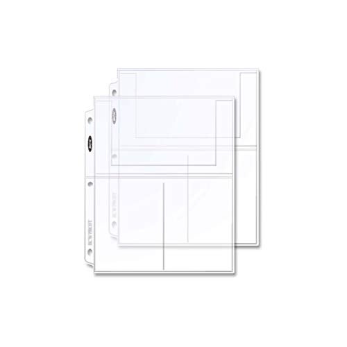 BCW Pro 3-Pocket Photo Sleeves (20 Pack) | 4"x6" Acid-Free, Archival Pages for Binders | Clear, PVC-Free Protection for Photos & Cards - Image 4