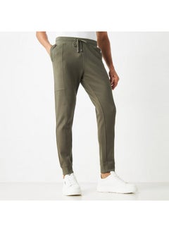 Iconic Iconic Mosean Joggers with Drawstring Closure and Pockets  - Image 1