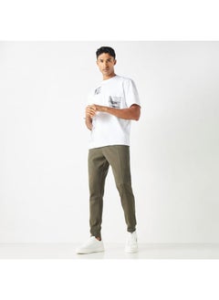 Iconic Iconic Mosean Joggers with Drawstring Closure and Pockets  - Image 2