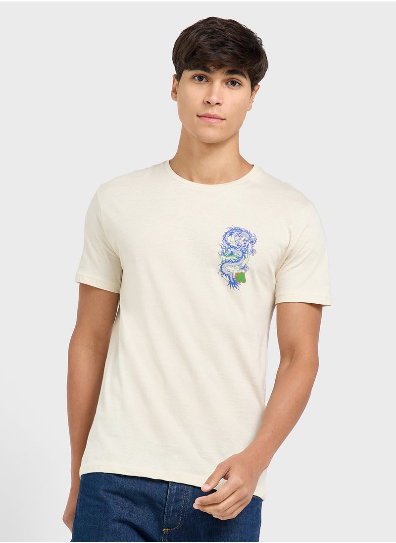 BRAVE SOUL Graphic Print T-Shirt  - Image 1