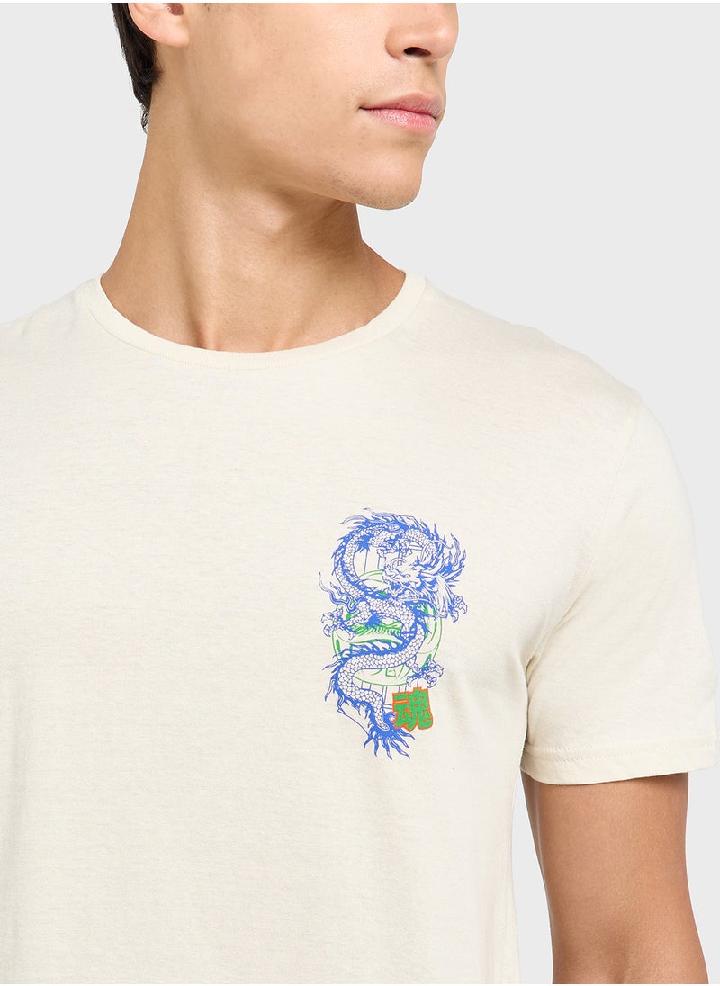 BRAVE SOUL Graphic Print T-Shirt  - Image 3