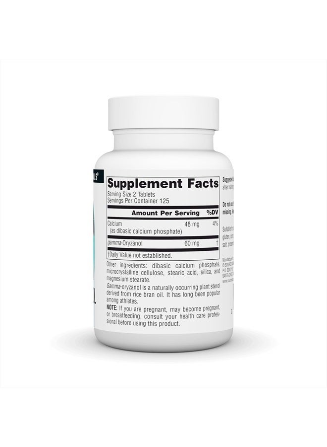 Source Naturals جاما أوريزانول، مكمل غذائي رياضي، 30 ملغ - 250 قرص - Image 2