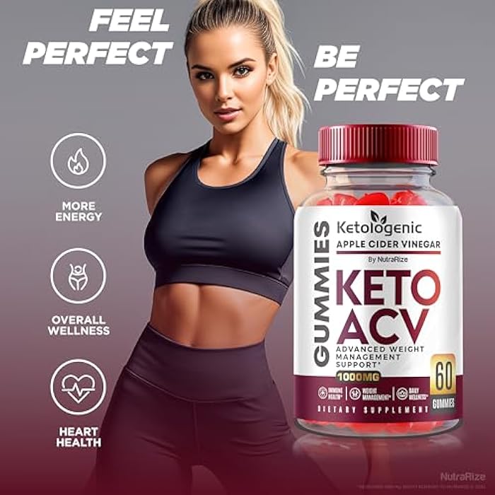 NutraRize (Pack of 2 Ketologenic Keto ACV Gummies Advanced Weight Loss, Ketologenic Detox Formula, Apple Cider Vinegar Supplement (120 Gummies) - Image 4