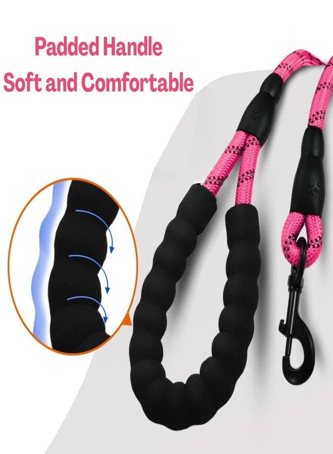 Flavizo 2M Training Leash for Dogs - Adjustable Dog Belt for Large Small Pets, Soft Handle Outdoor Walking Running Obedience Control Strap Lead (Pink) - Image 4