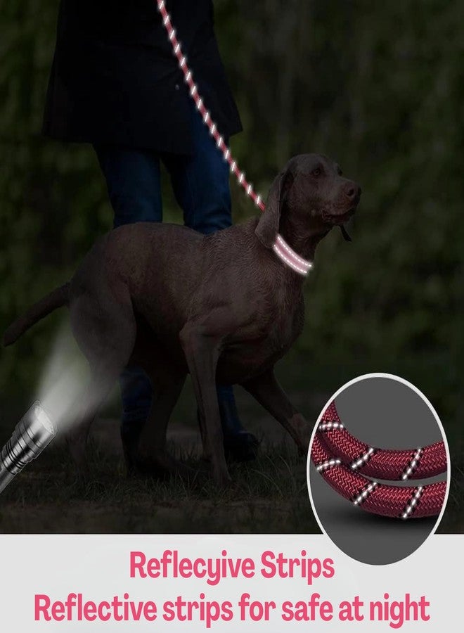 Flavizo 2M Training Leash for Dogs - Adjustable Dog Belt for Large Small Pets, Soft Handle Outdoor Walking Running Obedience Control Strap Lead (Pink) - Image 5