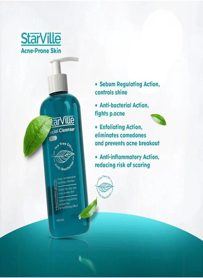starville Acne Prone Skin Facial Cleanser 400ml  - Image 2