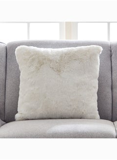 Home Box Faux Rabbit Fur Filled Cushion 45 x 45 cm  - Image 1