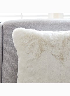 Home Box Faux Rabbit Fur Filled Cushion 45 x 45 cm  - Image 2