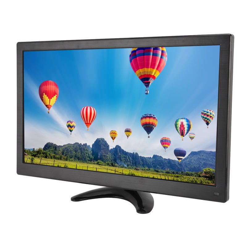 شاشة خارجية بقياس 15.6 بوصة مع مكبر صوت دقة 1920x1080 مع واجهات BNC AV VGA واجهة муلтимيديا عالية الوضوح USB شاشة عرض خارجية لـ RasPi وكمبيوتر وتلفزيون ومحاكاة الألعاب شريط توصيل بريطاني 100‑240 فولت - Image 4