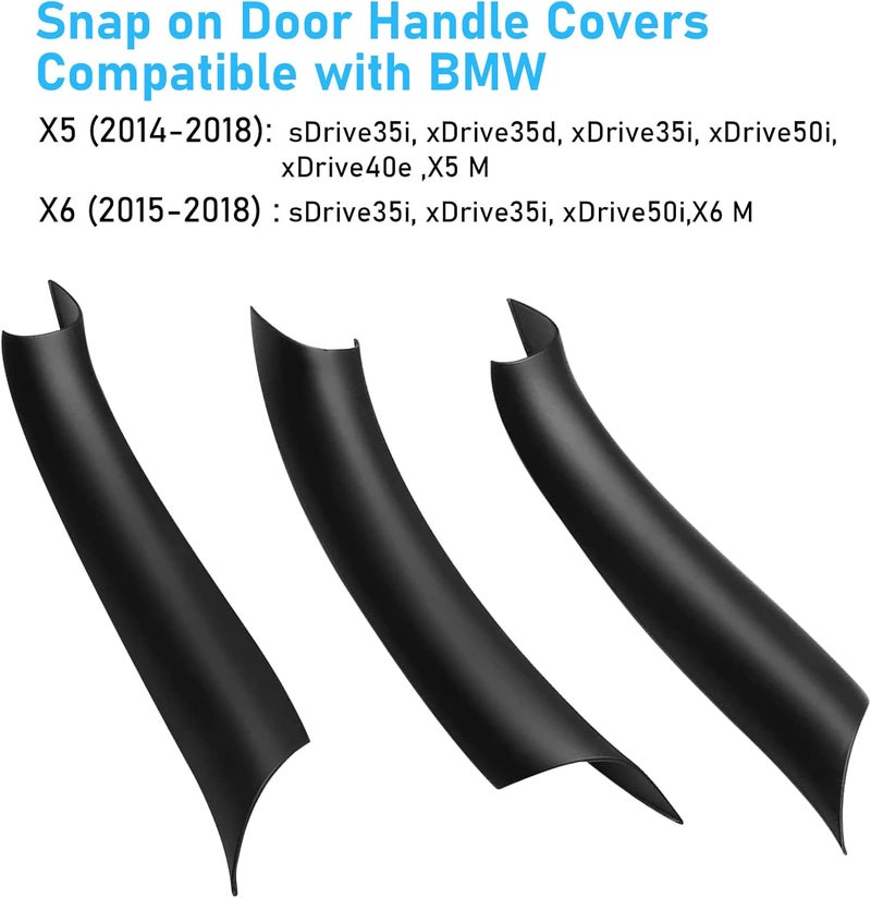 Jaronx أغطية مقابض الأبواب Jaronx لسيارات BMW X5/X6 - Image 4