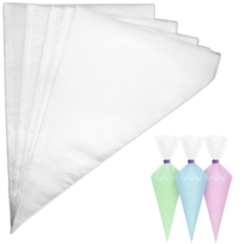 GYFZH Piping Bags,100pcs 12 Inch Anti Burst Disposable Cake Decorating Bags,Non-Slip Pastry Bags-Ideal for Cakes,Cream Frosting and Cookie Decorating - Image 1