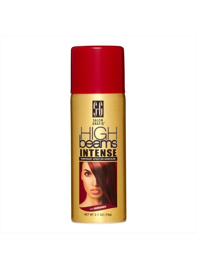 High Beams Intense Temporary Spray On Hair Color, Burgundy, 2.7 Oz. - Image 1
