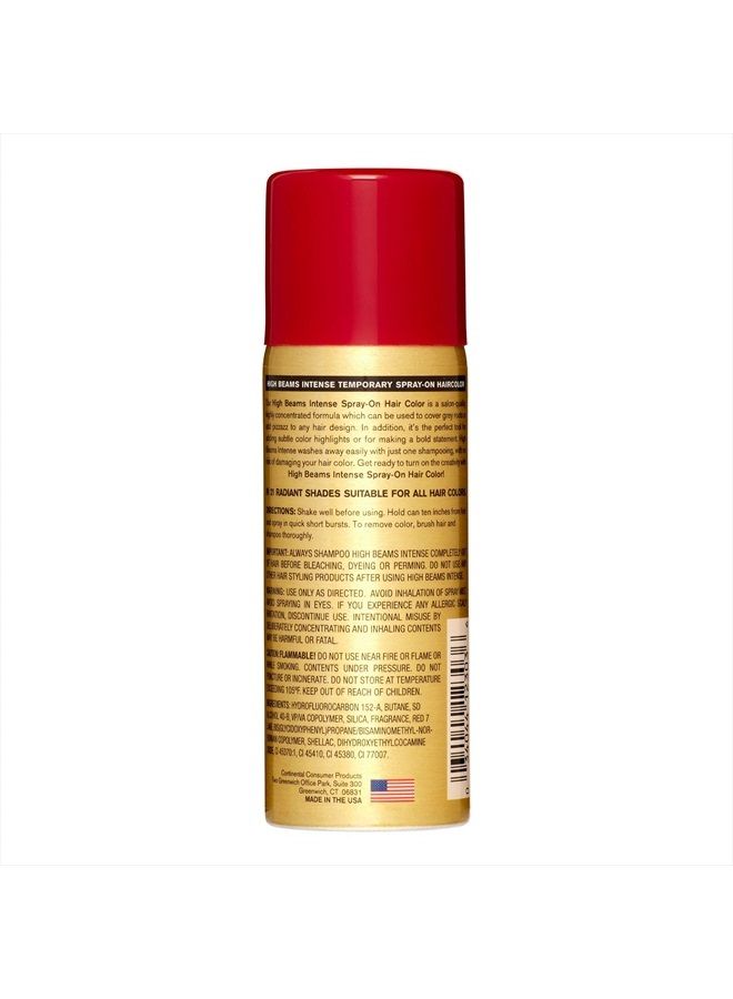 High Beams Intense Temporary Spray On Hair Color, Burgundy, 2.7 Oz. - Image 2
