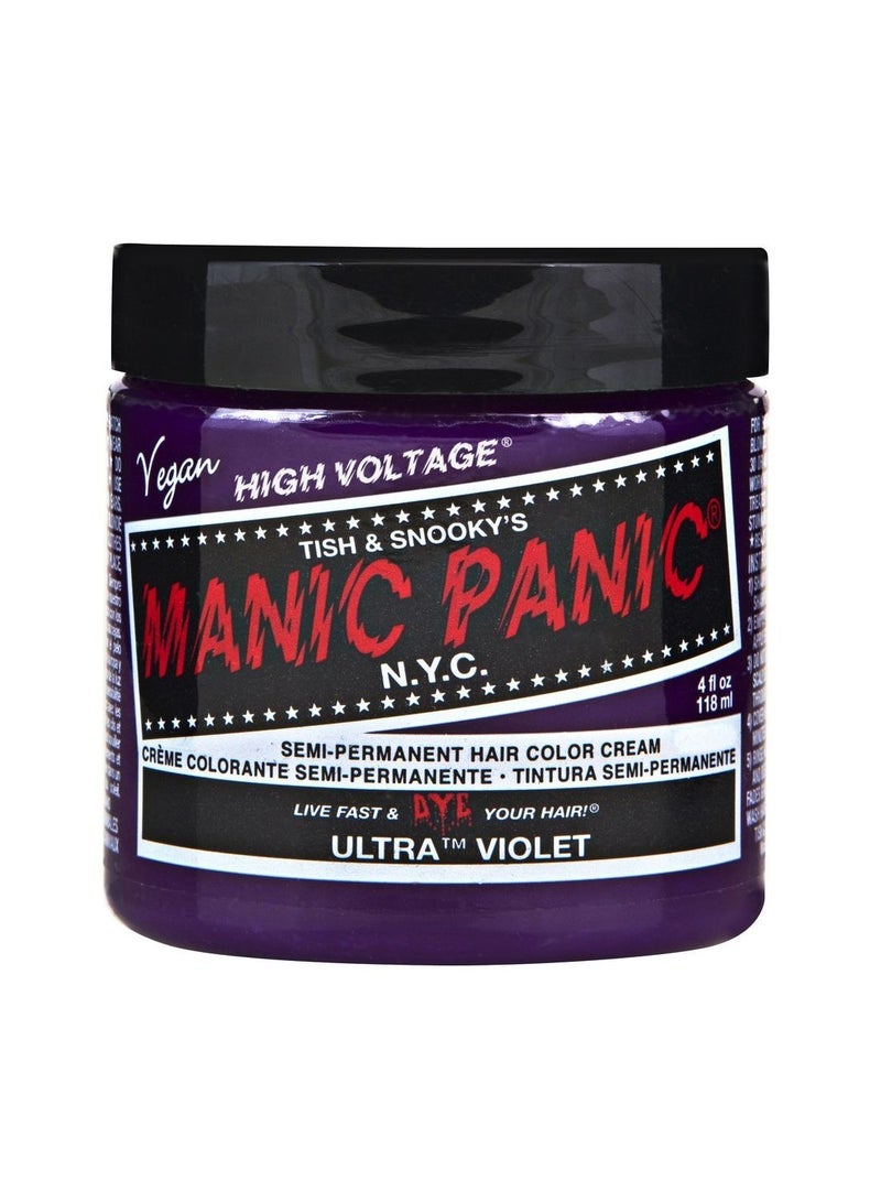 Manic Panic Semi-Permanent Hair Colour Cream Ultra Violet